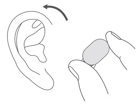 xiaomi ZBW4480GL True Wireless Earbuds User Manual - Wearing