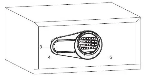MARZAN SECURITY 01 Series Hotel Safe fig1