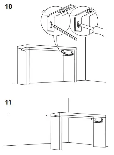 IKEA MALM 120x41cm Dressing Table fig10