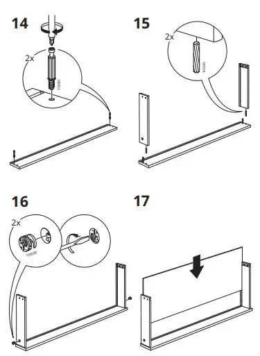 IKEA MALM 120x41cm Dressing Table fig13