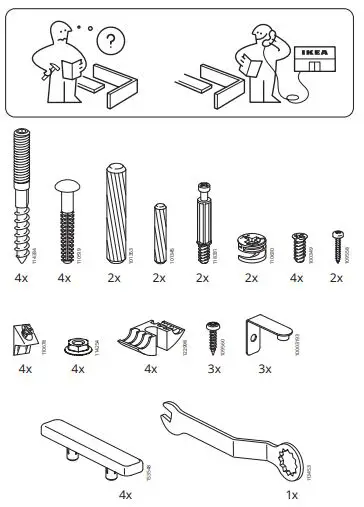IKEA MALM 120x41cm Dressing Table fig2