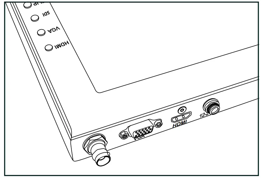 ikan High Bright Beam Splitter Teleprompter - Monitor Ports