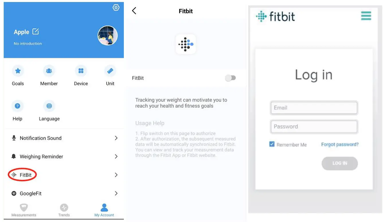 Shenzhen Shine Industrial VT730U Smart Body Weight Scale User Guide - Fitbit