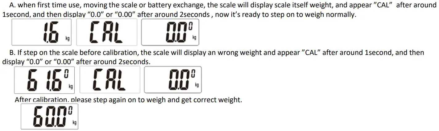 Shenzhen Shine Industrial VT730U Smart Body Weight Scale User Guide - Weighing without Vitafit App