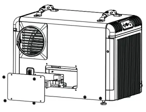 Unscrew the 4 screws