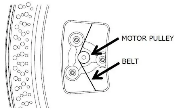 Lenco LBT190 Turntable with Bluetooth Transmission - TURNTABLE PLATTER