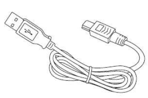 Lenco LBT190 Turntable with Bluetooth Transmission - USB connection cable