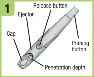 Set Up the Lancing Device