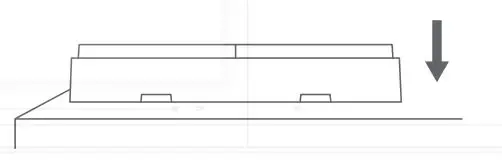 FIG 2 Place it directly on the desired position