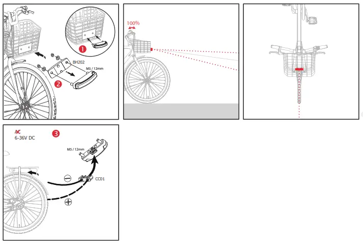spanninga Pimento Front E Bike Bicycle Lights
