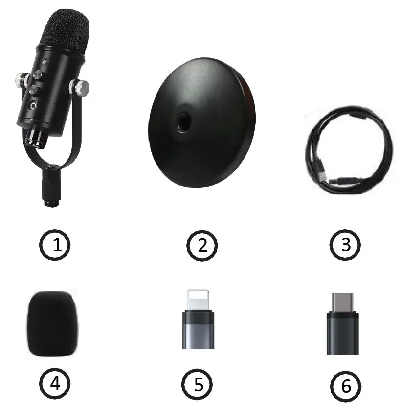 mercase USB Condenser Microphone fig1