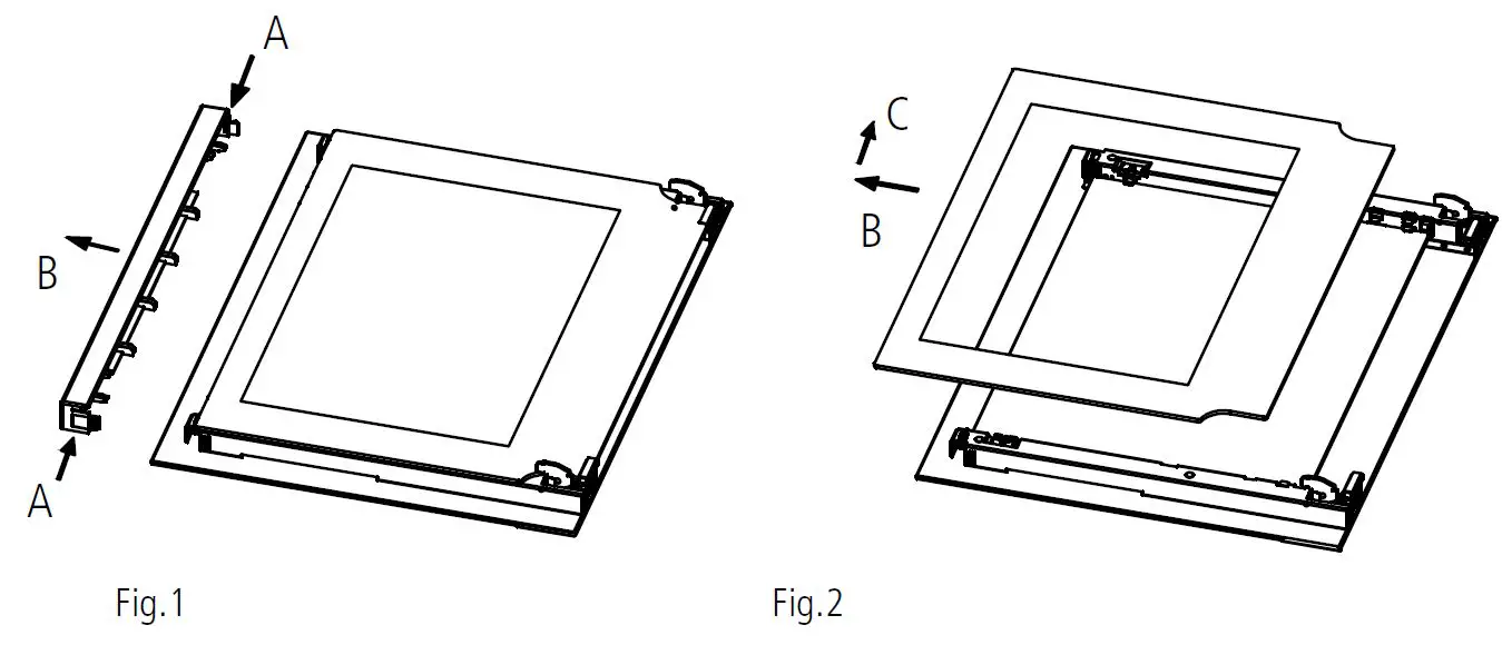REMOVING THE GLASS PANELS