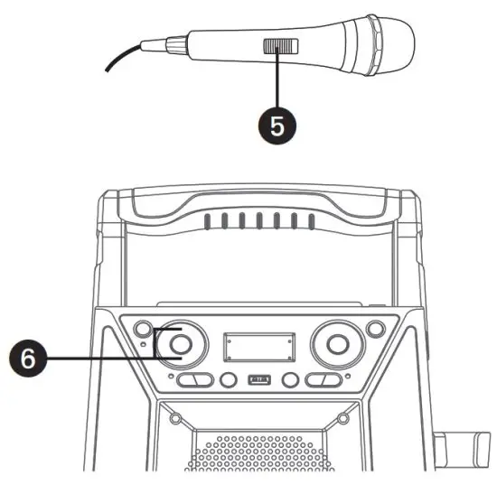 singing machine - Connectiong