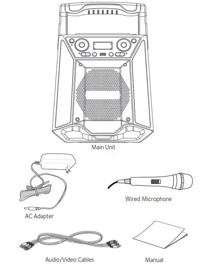 singing machine -Included