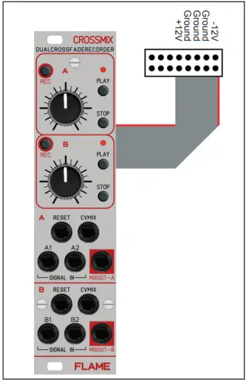 Connection to the modular system
