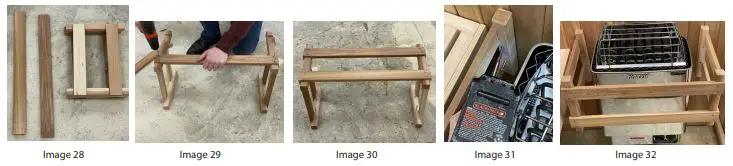 HARVIA KIP Heater - INSTALLING THE HEATER GUARD image 17