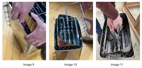 HARVIA KIP Heater - REMOVING THE STONE GUARD AND BOTTOM COVER Image 8