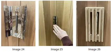 HARVIA KIP Heater - TEMPERATURE SENSOR PLACEMENT Image 15