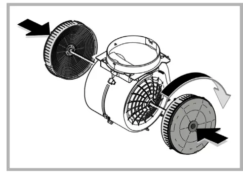 Whirlpool AKR 65F LM K Chimney Hood - charcoal filter