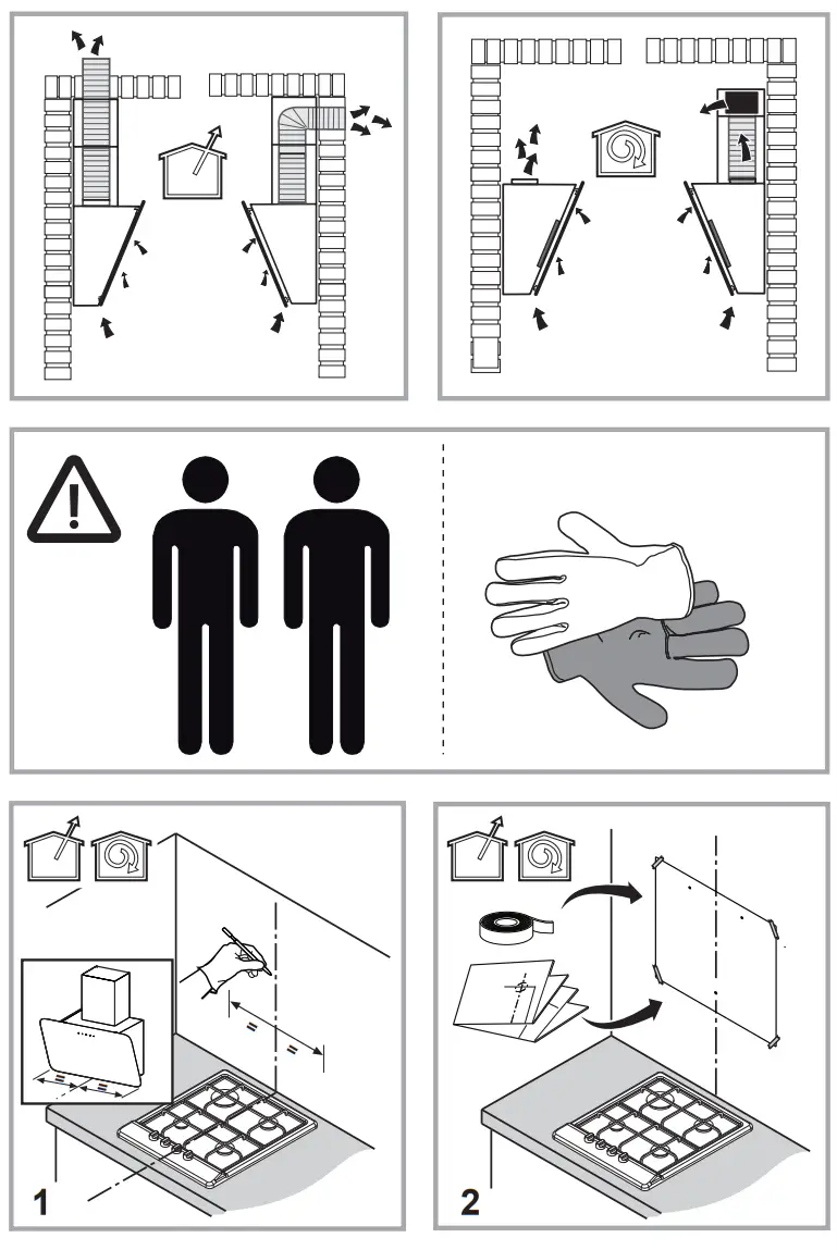 Whirlpool AKR 65F LM K Chimney Hood - fig