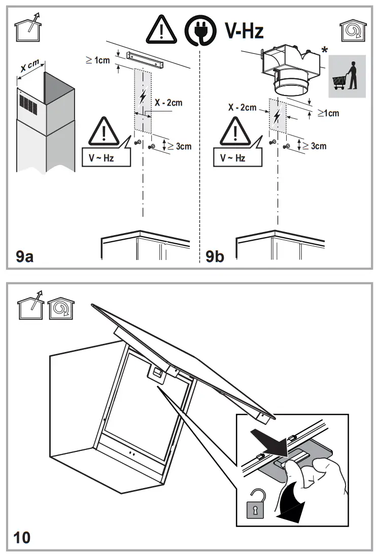 Whirlpool AKR 65F LM K Chimney Hood - fig3