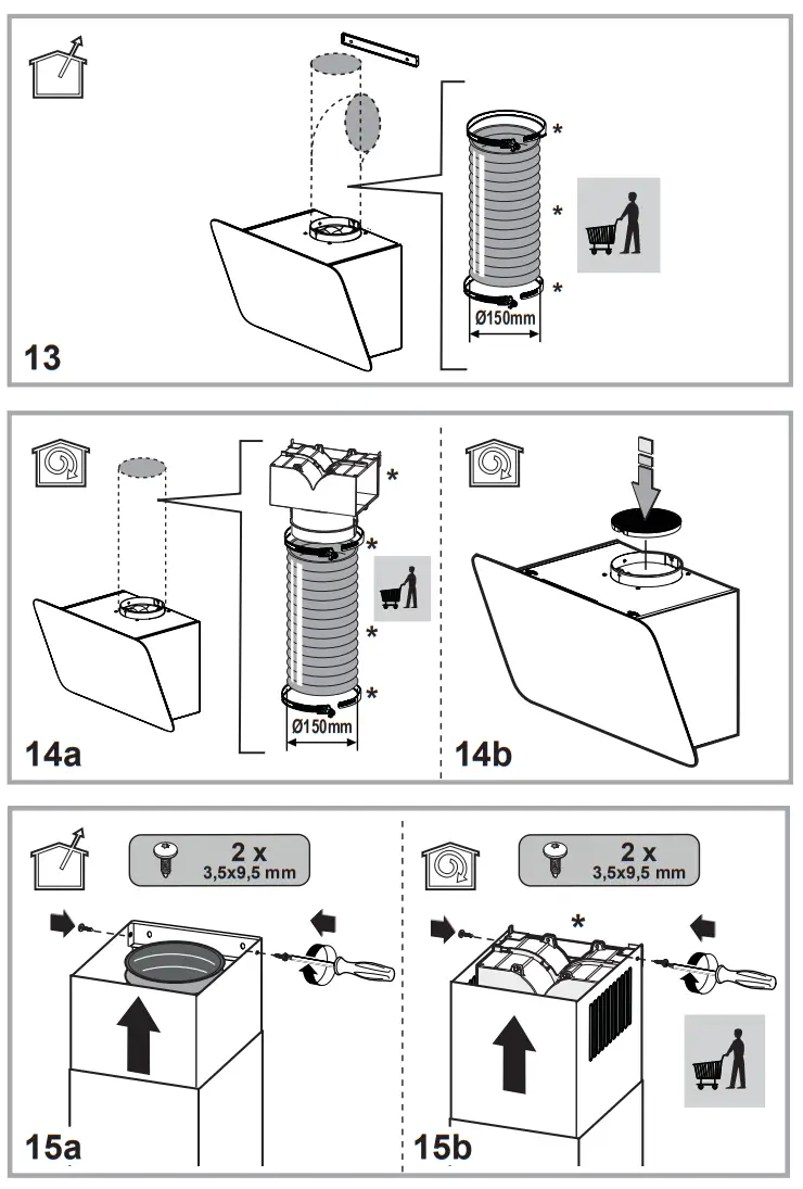 Whirlpool AKR 65F LM K Chimney Hood - fig5