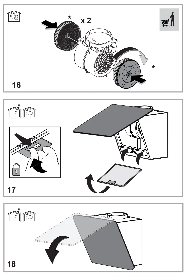 Whirlpool AKR 65F LM K Chimney Hood - fig6