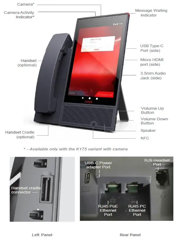 AVAYA-Vantage-K175-Dual-Port-Video-Conferencing-Phone-with-Camera-1