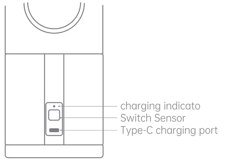 FENCHILIN Echo Mirror - charging indicator