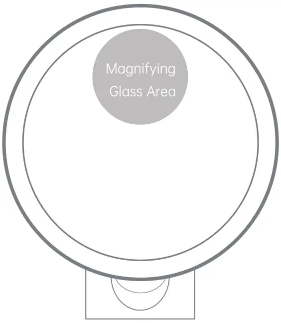 FENCHILIN Echo Mirror - glass area