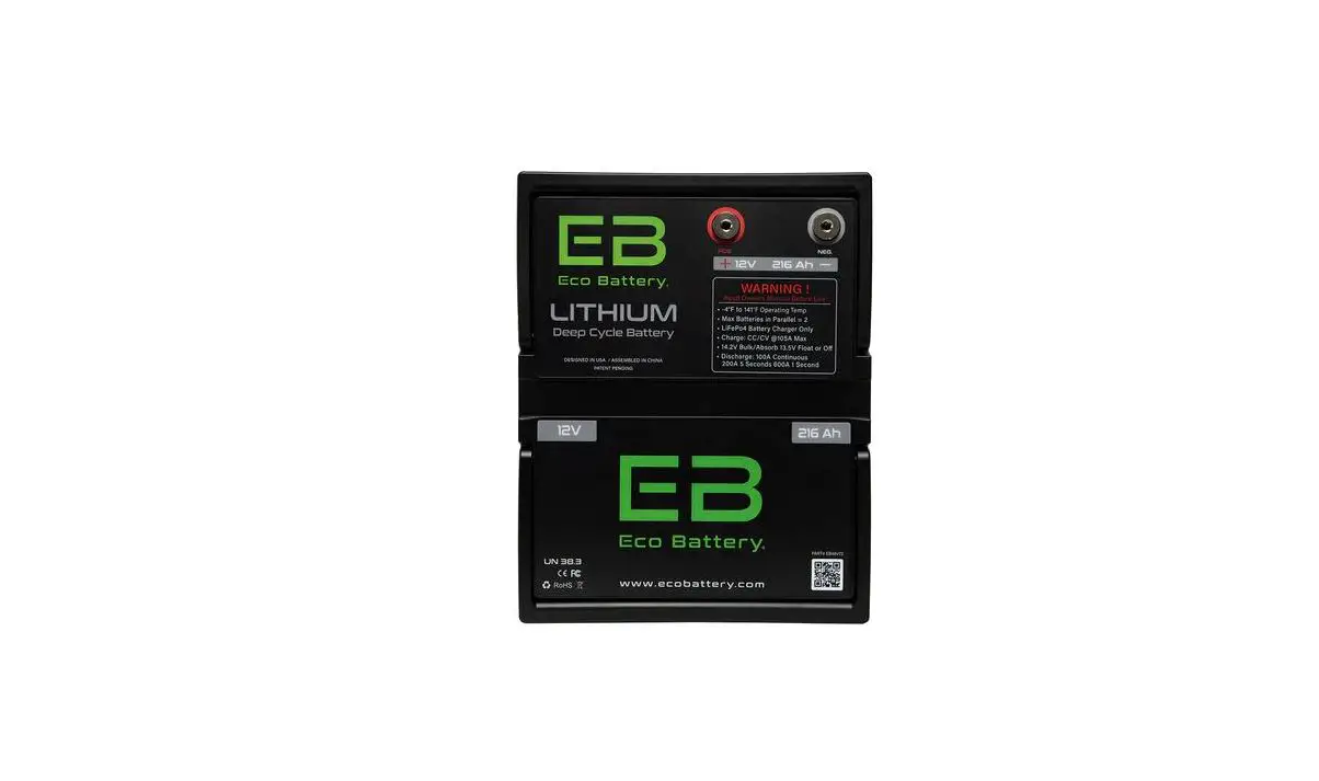 Eco Battery 12v 216ah Lifepo4 Owner's Manual
