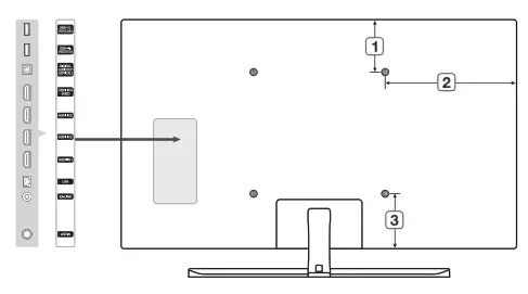 SAMSUNG Smart LED 4K UHD 8 Series - Dimensions