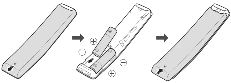 SAMSUNG Smart LED 4K UHD 8 Series - batteries