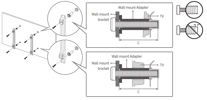 SAMSUNG Smart LED 4K UHD 8 Series - instalation