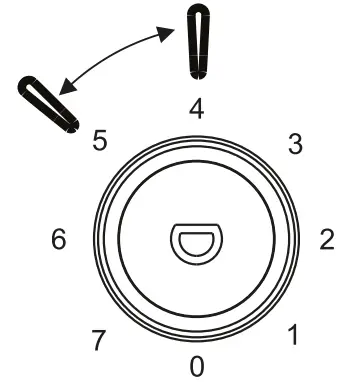 Adjusting the temperature 