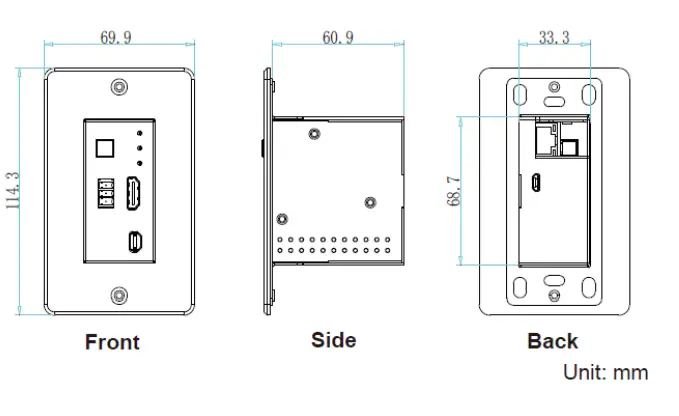 DVDO-RS-2-18Gbps-HDBaseT-USB-C-HDMI-VM-Room-AV-Solution-3