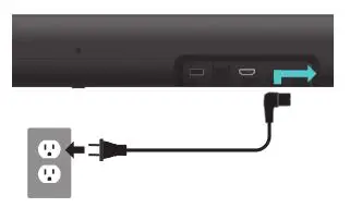 Roku Smart Soundbar - Connect to Power