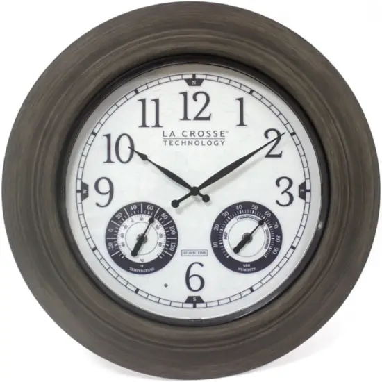 LA CROSSE TECHNOLOGY 435-3256A-C Lighted Constellation Atomic Wall Clock