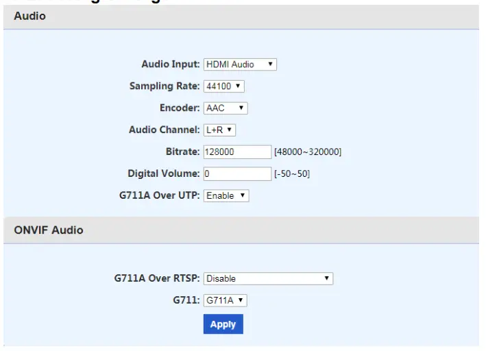 URayCoder UHE265 1 Mini H 265 HEVC HDMI Video Encoder -fig18