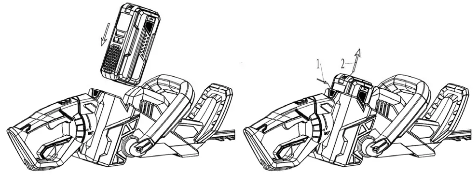 Texas HTX 4000 hedge trimmer - Fig 2