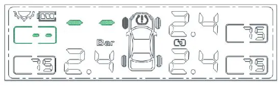 weili9 433 Tire Pressure Monitor 18