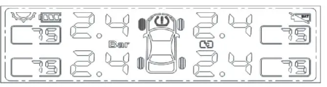 weili9 433 Tire Pressure Monitor 21