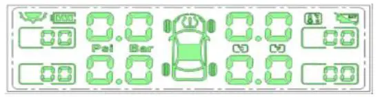 weili9 433 Tire Pressure Monitor 8