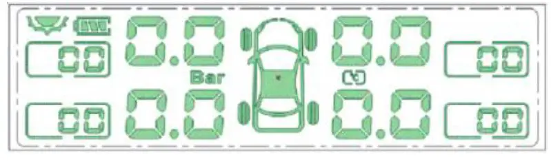 weili9 433 Tire Pressure Monitor 9