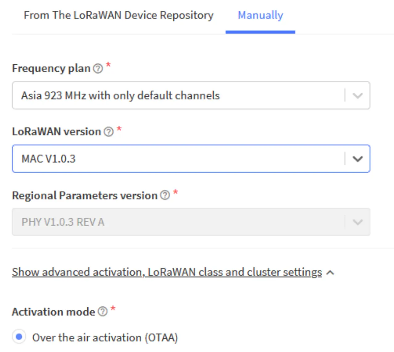 Connecting to The Things Networ