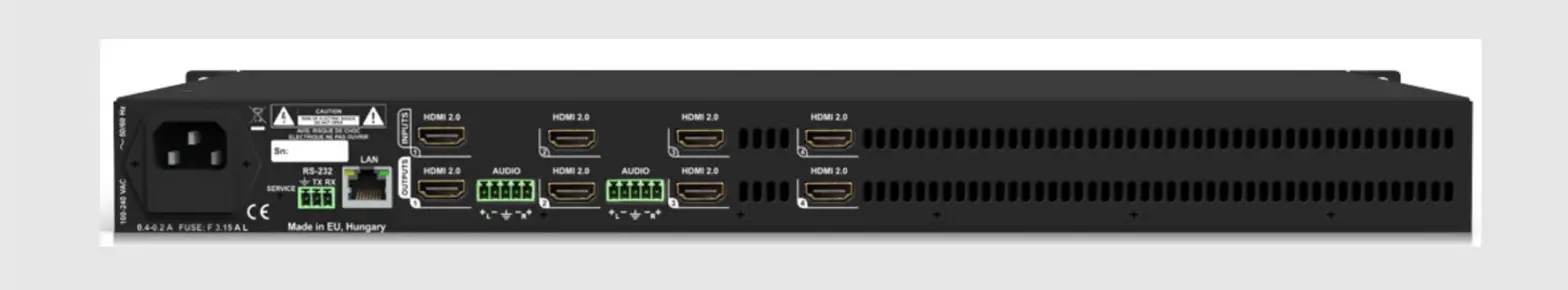Lightware Mx2-4x4-hdmi20-ca Matrix Router User Guide