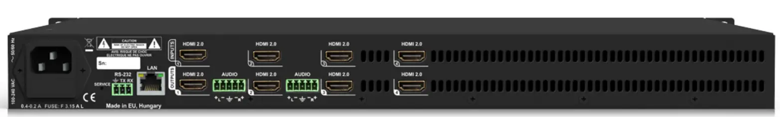 LIGHTWARE MX2-4x4-HDMI20-CA Matrix Router