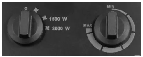 EUROM EK Delta 2000 electrical fan heater - Fig 1