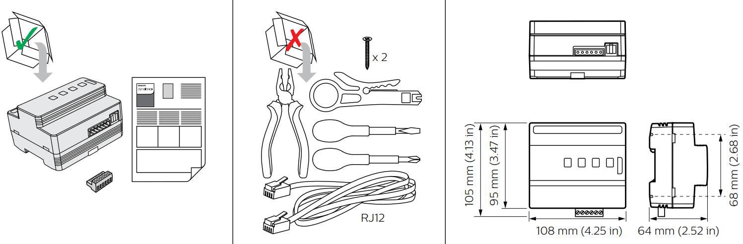 Philips DDRC420FR Dynalite Relay Controller - Fig