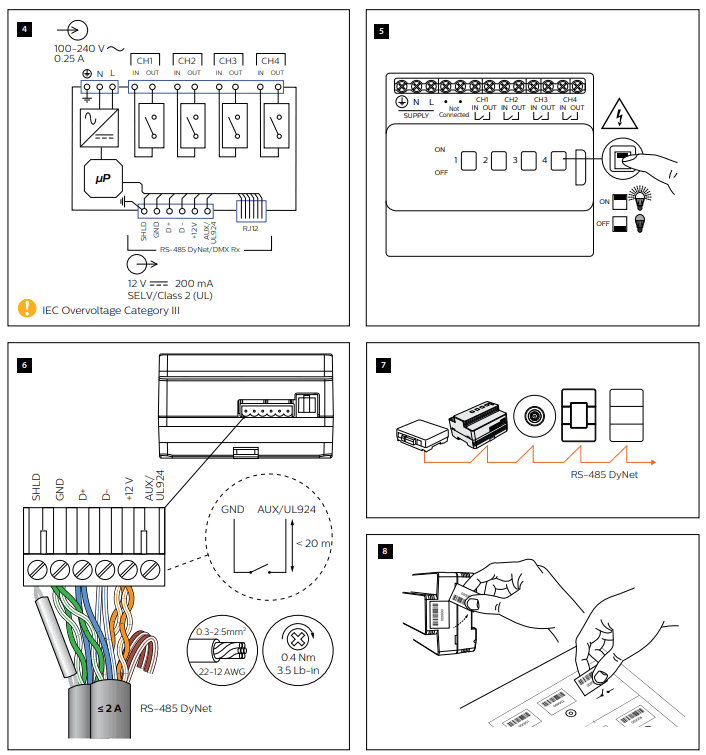 Philips DDRC420FR Dynalite Relay Controller - Fig6